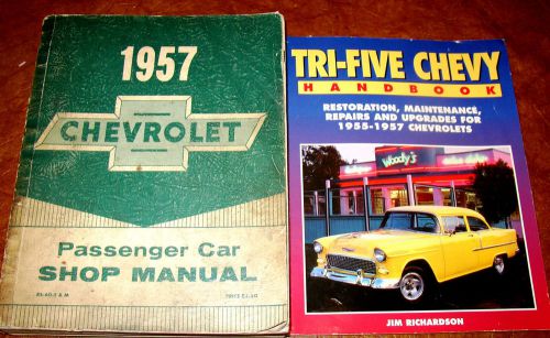 1957 57 chevrolet shop service manual bel-air convertible 210 150 nomad original