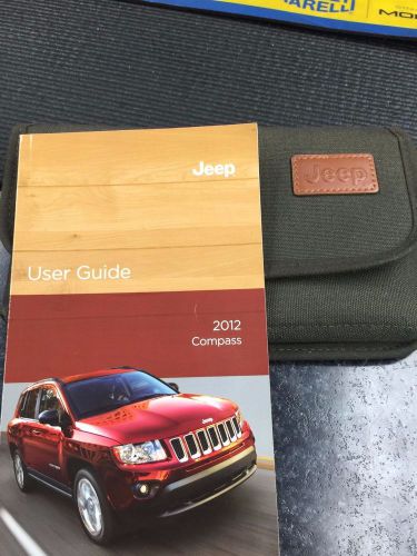 2012 jeep compass user guide w/ holder