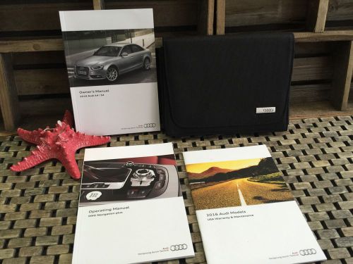 2016 audi a4 s4 owners manual + navigation manual fast n free ship (buy oem new)