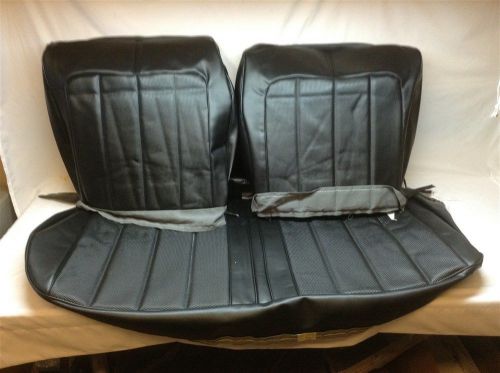 1970 buick gs black seat cover - front bench without arm  - 3 pieces