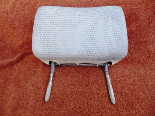 85-93 vw rabbit cabriolet mk1 oem front headrest - white &amp; black head rests -