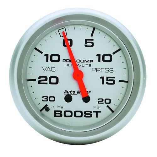 Auto meter 4401 ultra-lite; mechanical boost/vacuum gauge