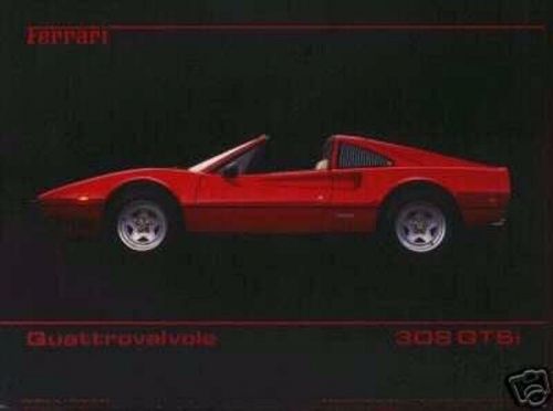 Ferrari 308  poster out of print  new rare