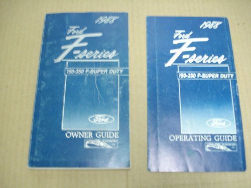 1988 ford truck f-series 150-350 f-super duty owner guide manual