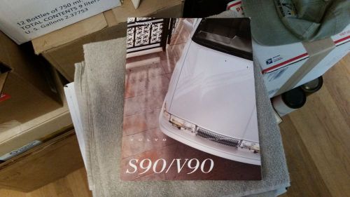 Volvo s90/v90  1997 sedan &amp; wagon  sales brochure