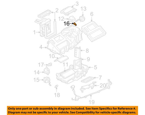 Gm oem heater-lever 52494022