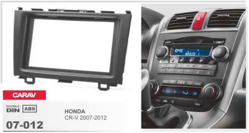 Carav 07-012 2din car radio dash kit panel for honda cr-v 2007-2011