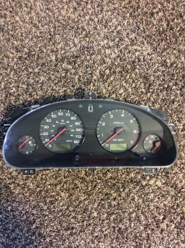 01 02 legacy speedometer cluster mph m/t w/ tach 2.5l 4 cyl 850 13ae 60a