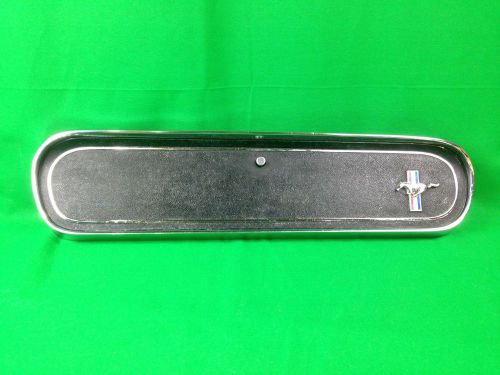 Original 65 - 66 shelby mustang standard glove box door with emblem