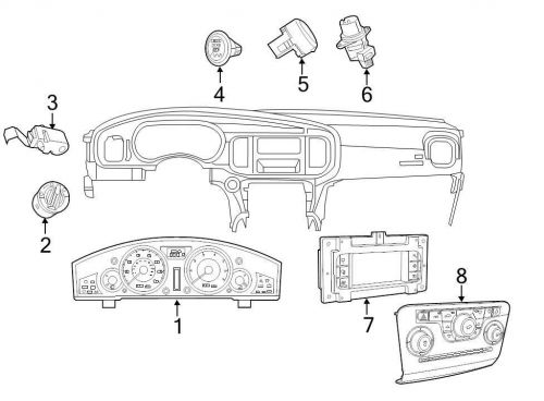 Chrysler oem dodge video monitor 05064630ai image 7