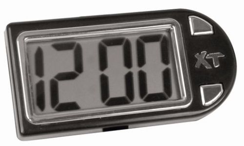 Universal black oxt digital clock for car-truck-bike-scooter interior dash