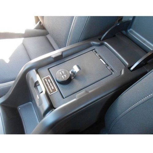 Console vault gun safe for 15-16 chevy colorado w/ 4-digit keyless combo lock