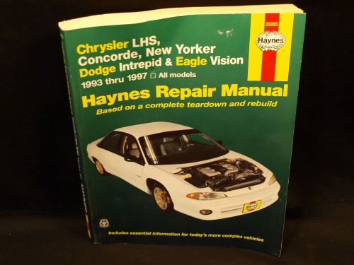 1993-1997 haynes chrysler dodge lhs new yorker intrepid eagle repair manual book