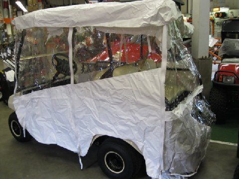 45708 golf cart enclosure for e-z- go  golf vehicles