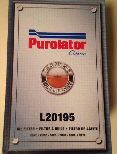 Purolator l20195 engine oil filter