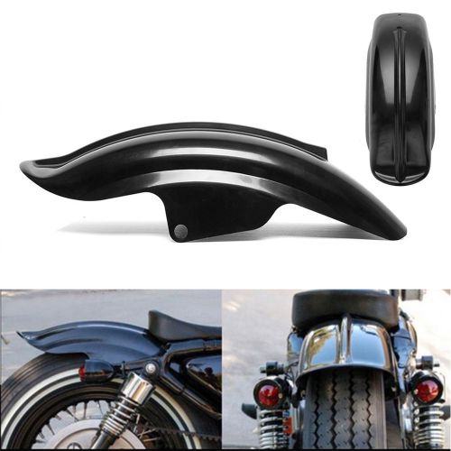 Motorcycle black abs plastic durale rear mudguard fender for bobber racer harley