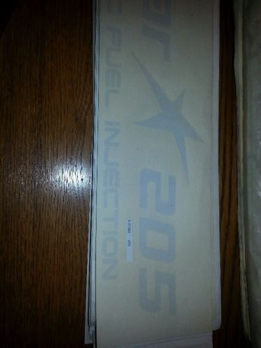 Mastercraft prostar 205 decal pair (2) oem 759927 platinum