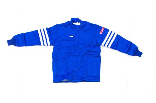 Simpson safety blue/white stripes medium driving jacket p/n 0404212