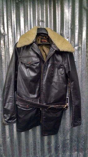 Vintage tauber leather motorcycle jacket