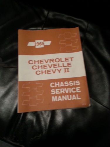 1965 chevrolet shop manual 65 ss malibu  el camino chevelle nova chevy ii repair