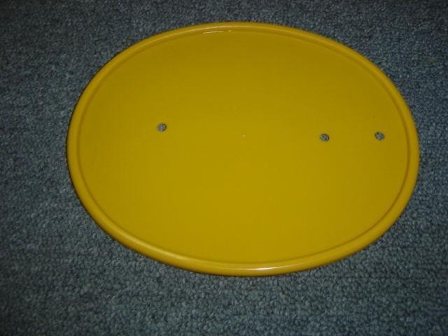 Honda z50r 83-85 yellow number plate (1)