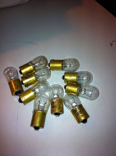 Bulk lot of ten (10) # 1004 single filament 12v bulbs - vintage - new old stock