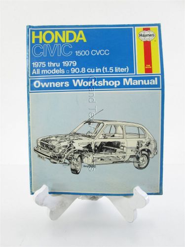 New haynes repair manual 297 honda civic 1975-79