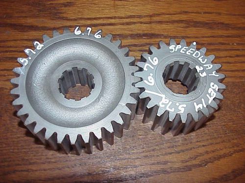 Vintage wider speedway #14 quick change rear end 5.72-6.76 gears 10 spline t6