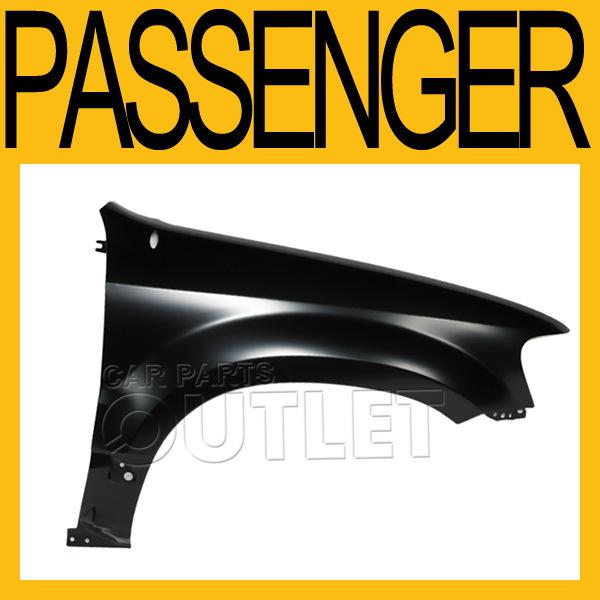 2001-2005 2006 2007 ford escape front fender hybrid primered steel w/o flare rh