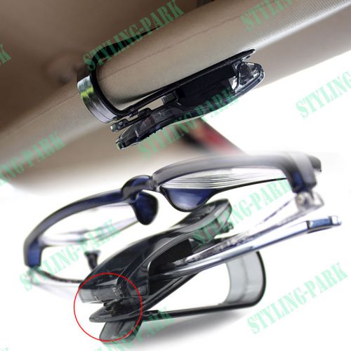 Vehicle car sun eye glasses glass shield visor card pen bags holder clip carrier