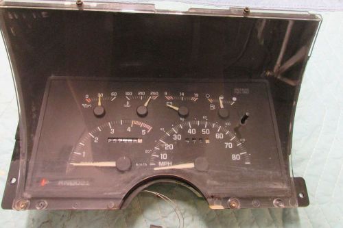 Silverado gauge cluster fits 1992