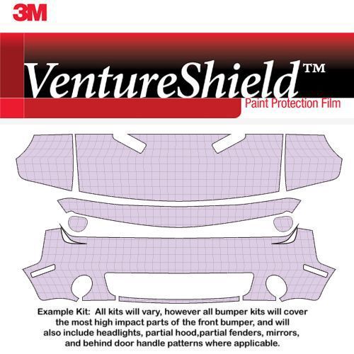 3m ventureshield clear bra pre-cut standard kit all vehicles paint protection