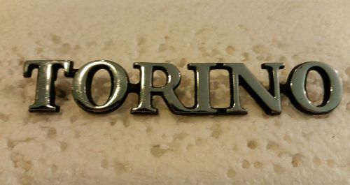 1968 1969 1970 1971 ford torino front fender &#039;torino&#039; emblem oem