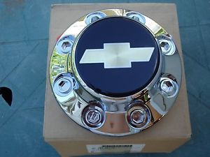 Nos chevrolet bowtie k2500 k3500 pickup truck 8 lug center hub cap #15638346 nib