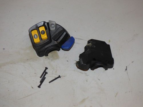 9k 2006 skidoo rev 800 handle bar control head light switch button start broken