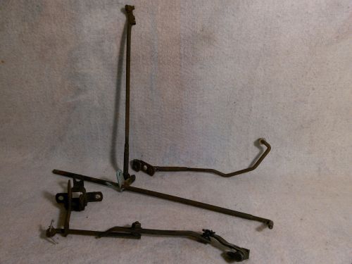 Vintage mopar 1963 dodge dart gt trottle / gas pedal bracket / linkage set 225