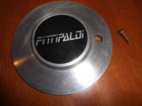 Fittipaldi custom wheel center cap machined alloy finish 6&#034;