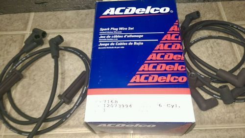 Spark plug wire set acdelco gm original equipment 716b