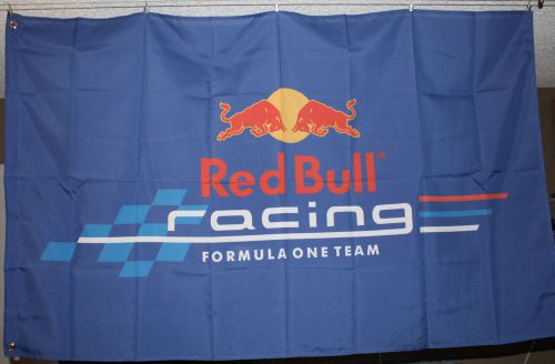 Red bull racing f1 banner flag 3x5 man cave garage hanger machine shop