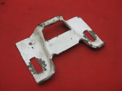 1955-1957 chevy belair rear trunk latch striker plate  0547