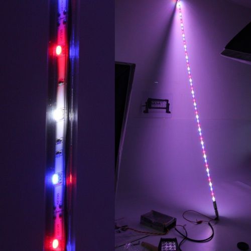 6&#039; combo color led lighted whip flag atv utv off-road dunes coldunes fix rwb us