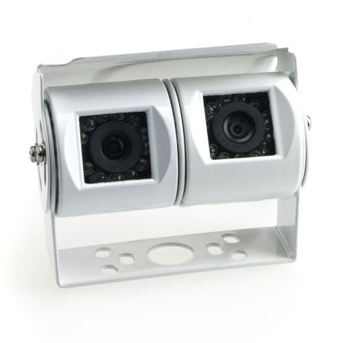 Twin rear view camera ntsc, 120°, 95°, ir white for opel combo, vivaro &amp; movano