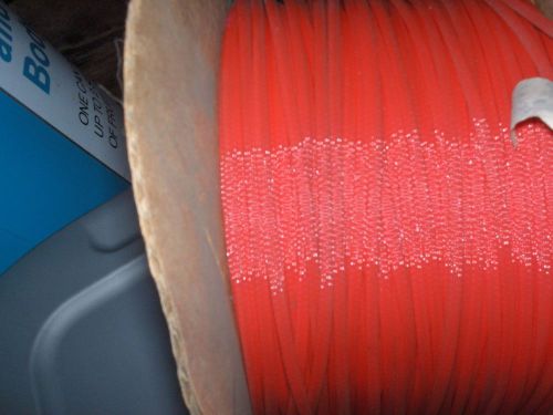New spool of  1/4&#034; red  braided  expandable sleeving 500 feet