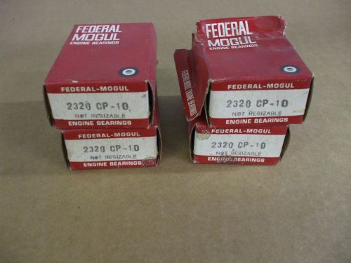 Federal mogul nos 2320cp-10-rod bearings-lot of 4 pair-1974 dodge charger 440