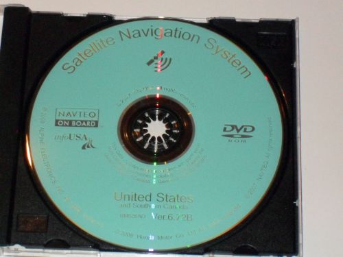 Honda civic ex &amp; hybrid navigation disc dvd cd 6.72b  map disk cr-v navagation