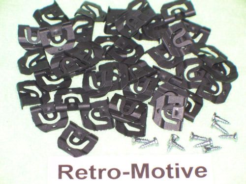 1965 &amp; up chevy windshield clips &amp; rear window clips gm 4533699 #116