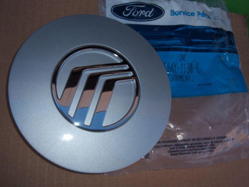 Nos 1986-1989 mercury sable wheel center cap # e64y-1130-c, nos ford