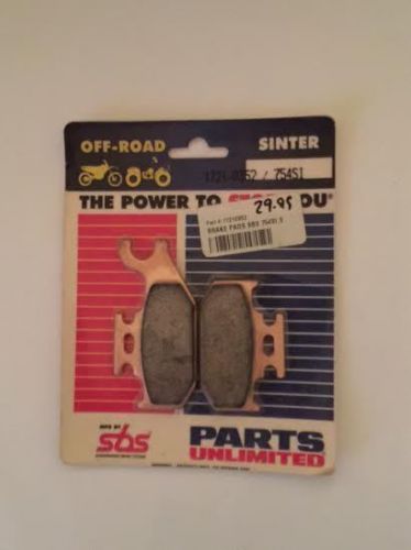 Sbs brake pads 754si rear bombardier can am yfm renegade  outlander fa307