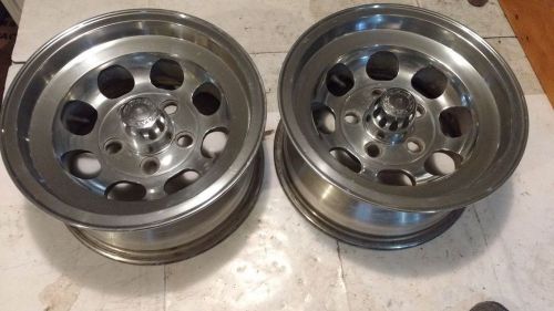 Cragar mach 8 wheels 14x7 rims pair of 2 vintage