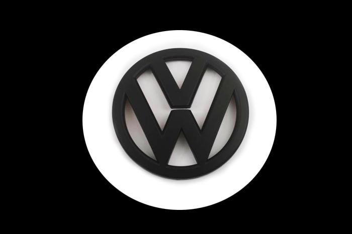 Matte black rear trunk boot emblem badge for vw new scirocco 1.4t 2.0t tsi r